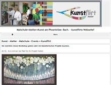 Tablet Screenshot of kunstflirt.com